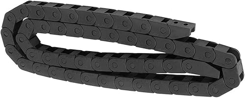 Hilitand 1 m R18 Kabelschleppkette, schwarz, Nylon-Drahtträger, CNC-Werkzeug, 10 x 10 mm (R18, 10 x 10 mm) - Cheap-Us