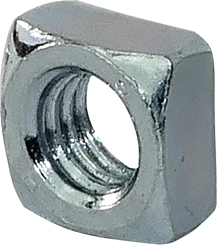 AERZETIX - C45451 - Satz von 20 - Vierkantmuttern abgeschrägt M8 - aus verzinktem stahl 5.8 - gewinde metrisch weiblich - innengewinde - für schlüssel 13mm - heimwerker - DIN 557 - farbe silber - Cheap-Us