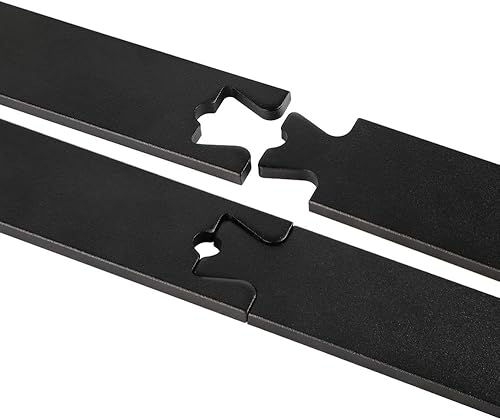 Beschläge für Schiebetür, Schienensatz für Hängetür, komplettes industrielles Set, Schiebetürsystem (183 cm – T-Form – Einzeltür) - Cheap-Us