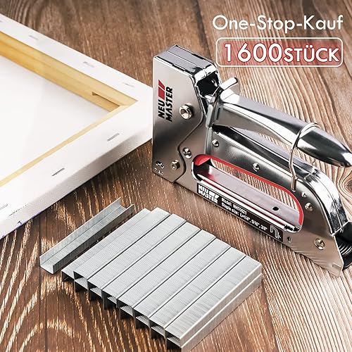 NEU MASTER Handtacker Set - Tacker für Holz 3 in 1 Tackerpistole mit 2000 Klammern und Klammerentferner für Tischlerei, Dekoration, Befestigung - Cheap-Us