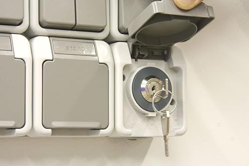 Sonstiges Steckdosenschloß mit 1 Schließung Steckdosensicherung abschließbar - Cheap-Us