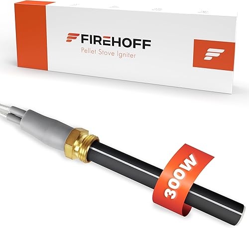 Keramikzünder für Pelletofen - Speziell für NORDICA EXTRAFLAME/SKIA/RAVELLI/DAL ZOTTO - 300 W, 89/94 mm, Ø 11,5 mm, Gewinde 3/8 mit Anschlüssen - PSX 6-240-B -1 Jahr Garantie - Cheap-Us