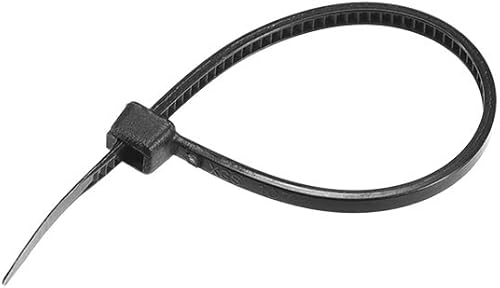 sourcing map 300 Stück Kabelbinder Ersatz 80mmx1.8mm Selbstsichernde Nylon Schwarz - Cheap-Us