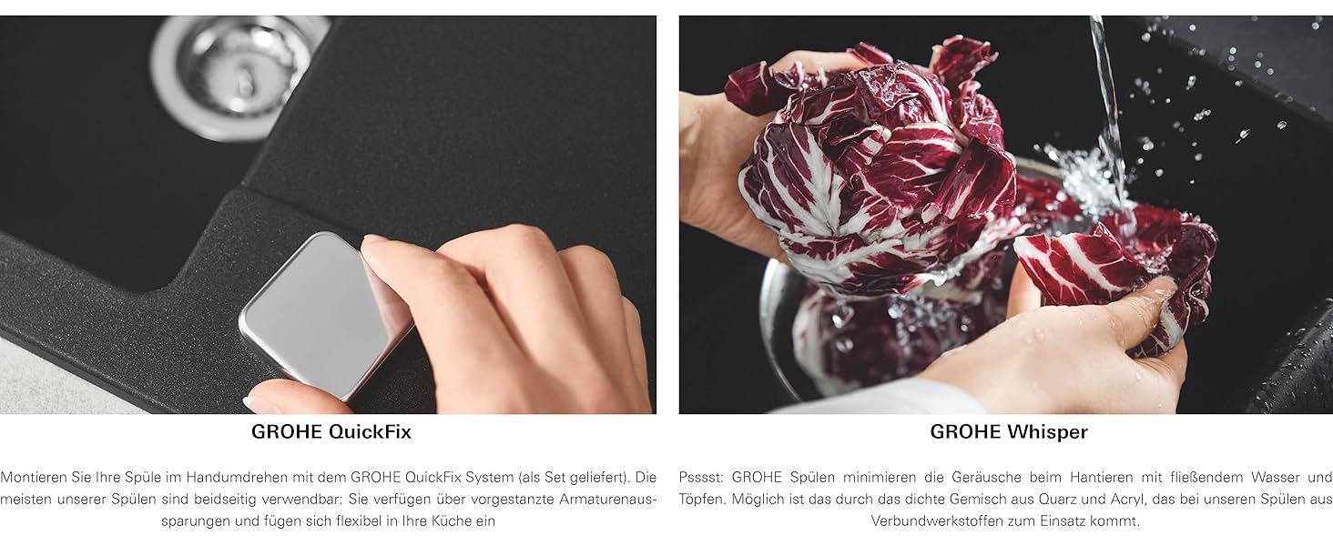 grohe wasser spüle becken