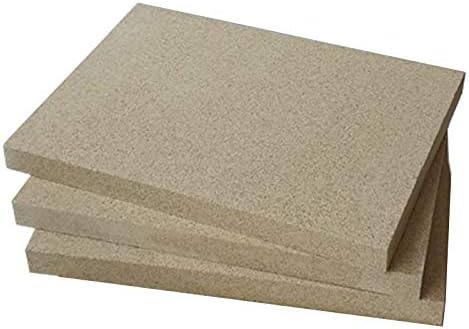 Vermiculite Platten 400x300mm 40mm stark 2 Platten Feuerraum Auskleidung Schamotteersatz Ofen - Cheap-Us