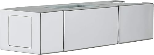 GROHE Gleitelement (Gleiter mit schwenkbarem Halter zur Höhenverstellung der Handbrause, langlebige Oberfläche), Chrom, 48180001 - Cheap-Us