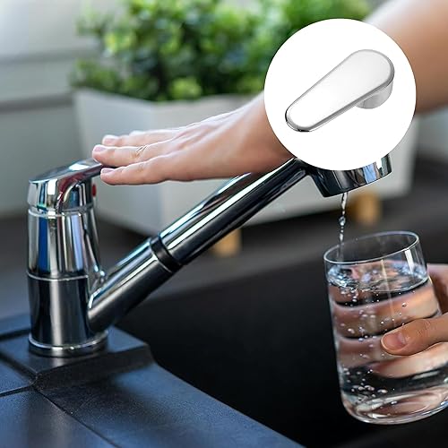 4 Universal Einhebelgriff Wasserhahn mit Schraube Heiß Kalt Wasserhahn Griffhebel für Küche Badezimmer Wasserhahn Ersatz Zubeh - Cheap-Us
