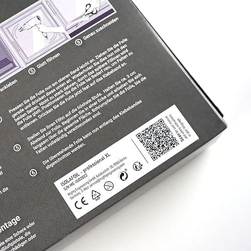 Professionelle XL Fensterisolierfolie 2x4m - Transparente Thermofolie, Wärmedämmung, Kälteschutz, kein Beschlagen - Cheap-Us