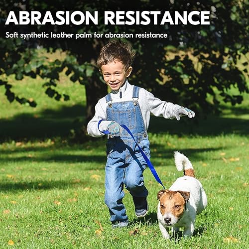 Vgo... 1/2Paare Gartenarbeiterhandschuhe für Kinder im Alter von 3-9 Jahren, Kinderarbeitshandschuhe, weiche Sicherheitshandschuhe für das Spielen im Freien - Cheap-Us