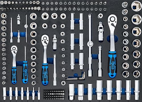 BGS 4036-1 | Werkstattwageneinlage 3/3 | leer | für Art. 4036 Steckschlüssel-Satz - Cheap-Us