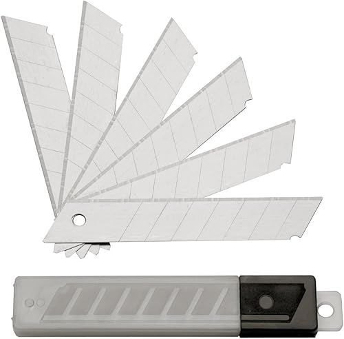 SBS Abbrechklingen | 100 Stück | 18mm breit | 0,4mm stark | Cutterklingen - Cheap-Us