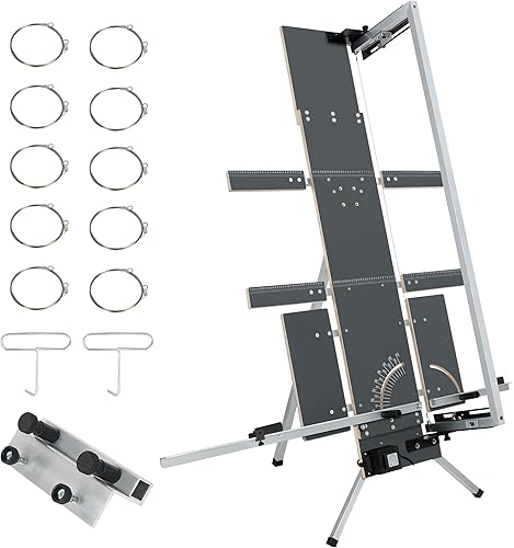 MINOVA MODELL3-7 Styroporschneider 200 Watt, 1.300mm freistehend Komplettes Set inklusive 10 Schneidedrähten, 1 Gerüsthalteblech und 2 Federgriff Heißdrahtschneider (modell7) - Cheap-Us