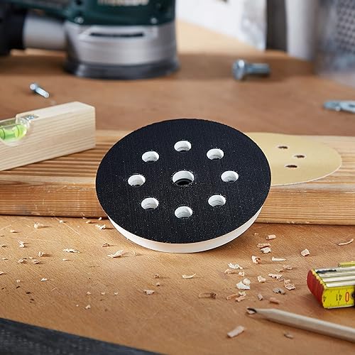 Bosch Professional 1x Schleifteller (für GEX 125-150 AVE, Ø 125 mm, Mittelhart, Klett, 8 Löcher, Zubehör Exzenterschleifer) - Cheap-Us