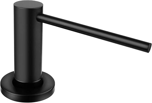 AIKE AK1052 500ML Spülmittelspender mit Edelstahlpumpe, Einbau-Seifenspender für Küchenspüle und Waschbecken - Cheap-Us