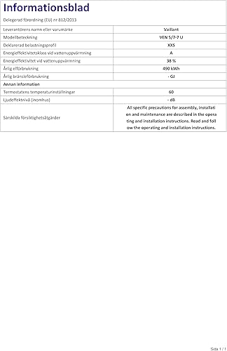Vaillant Warmwasserspeicher, Untertischgerät eloSTOR VEN 5/7-7 U exclusive, 230 V, Kapazität: 5 Liter, Niederdruckspeicher, Elektro-Kleinspeicher, 0010021138 - Cheap-Us