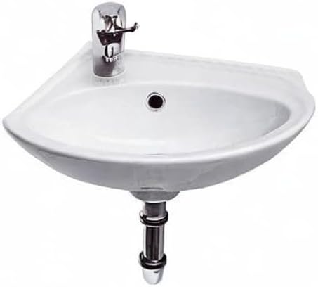 Belvit Keramik Eck Waschbecken Handwaschbecken 36x36x15 cm - Cheap-Us