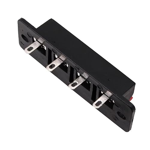 WANGCL 4 Stück 4-Wege-Lautsprecherklemmenverbinder, Klemmleiste, Federklemme, Verbindungsklemme, Testclip, Lautsprecher-Kabelverbinder, Block - Cheap-Us