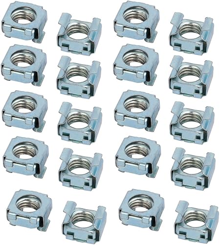 sourcing map 20 STK. Käfigmutter M10 Kohlenstoffstahl für Regalschrank Vierkantmutter DE de - Cheap-Us