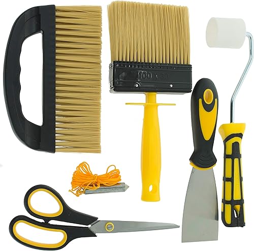 Coral 10321 Tapeten-Kit mit Pinsel und Werkzeugen zum Anbringen von Tapeten, 6-teilig - Cheap-Us