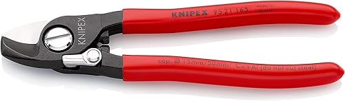 KNIPEX Kabelschere isoliert mit Mehrkomponenten-Hüllen, VDE-geprüft verchromt 165 mm 95 16 165 - Cheap-Us