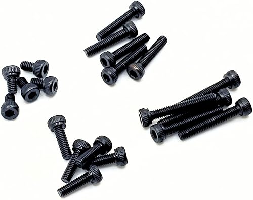 M4x14 DIN912 Zylinderkopfschraube Stahl 12,9 schwarz brüniert Gewindeschrauben 200 Stück Schraube Zylinderkopf - Cheap-Us