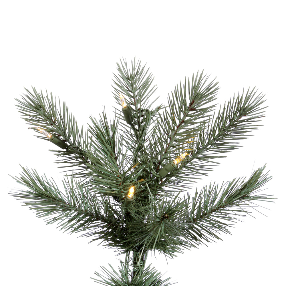 Vickerman 15' Cashmere Pine Slim Artificial Tree with 7078 Tips 2650 Led Warm White Clear Lights - Cheap-Us