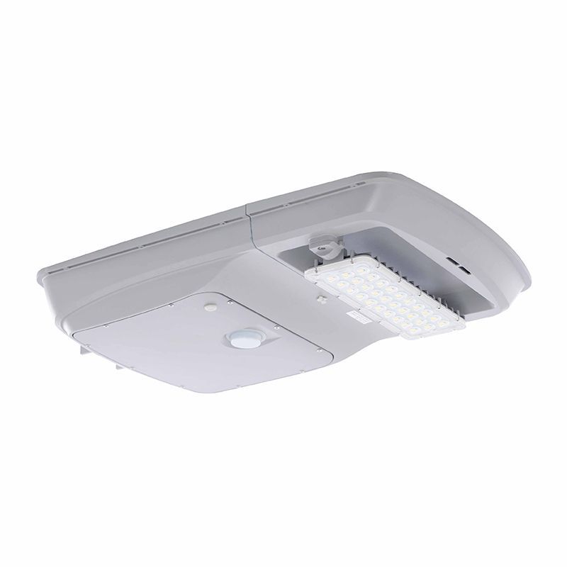 Westgate LED Solar Roadway/Flood Lights, Outdoor Lighting, 36W, 4000 Lumens, 5000K, Light Grey Finish - Cheap-Us