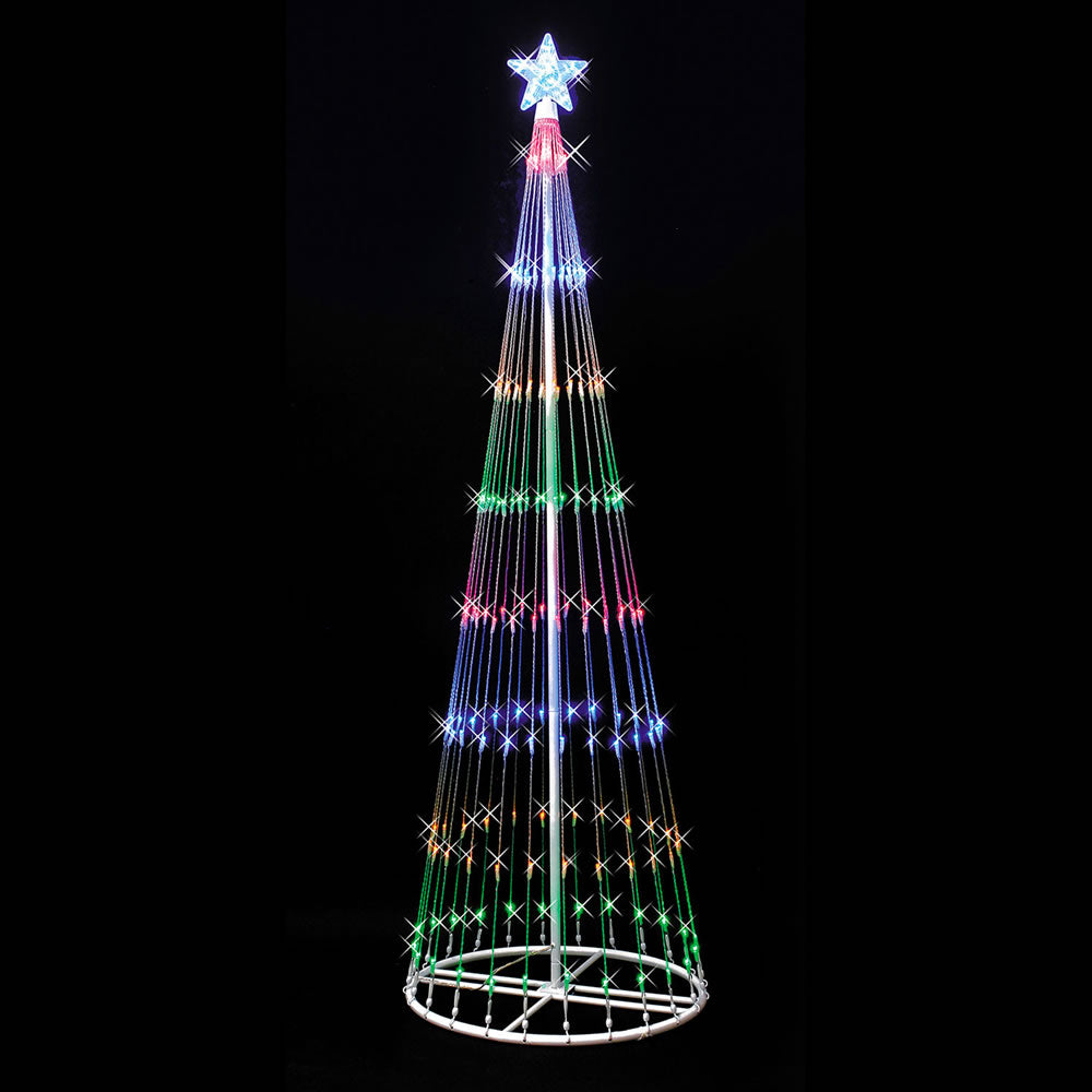 Vickerman 12' Christmas Show Tree with 440 Multi-Colored LED Lights - Cheap-Us