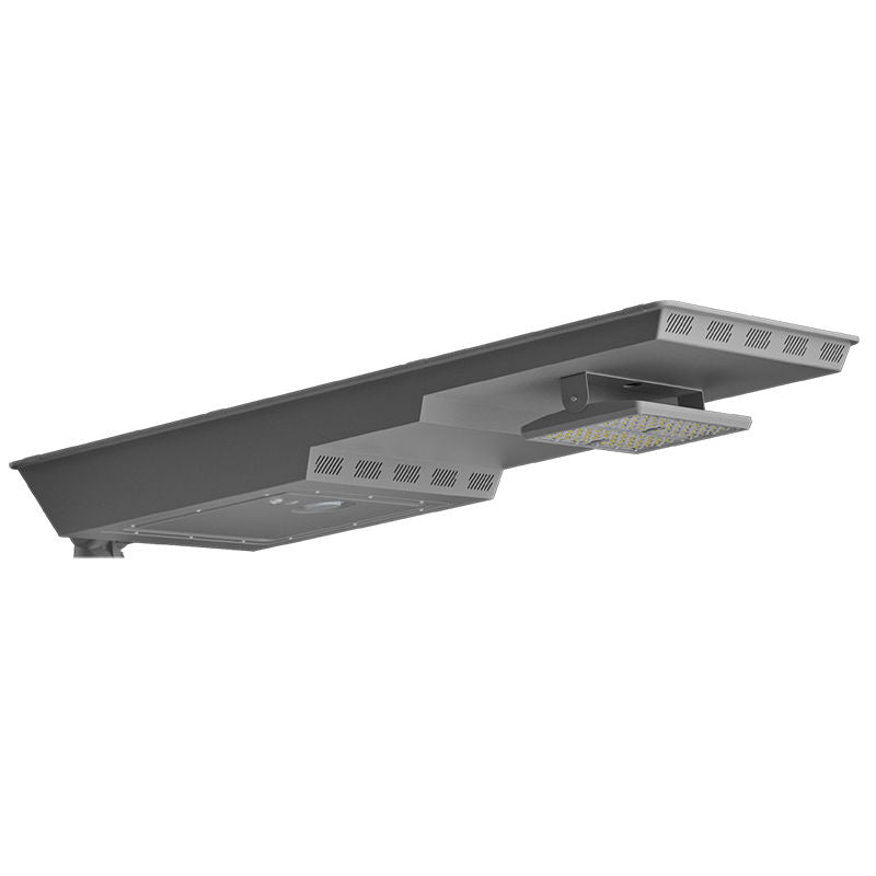 Westgate Smart Integrated Solar Street And Flood Light 30W 200 Lumens/W 5000K, Outdoor Lighting, 30W, 6000 Lumens, 5000K, Grey Finish None - Cheap-Us