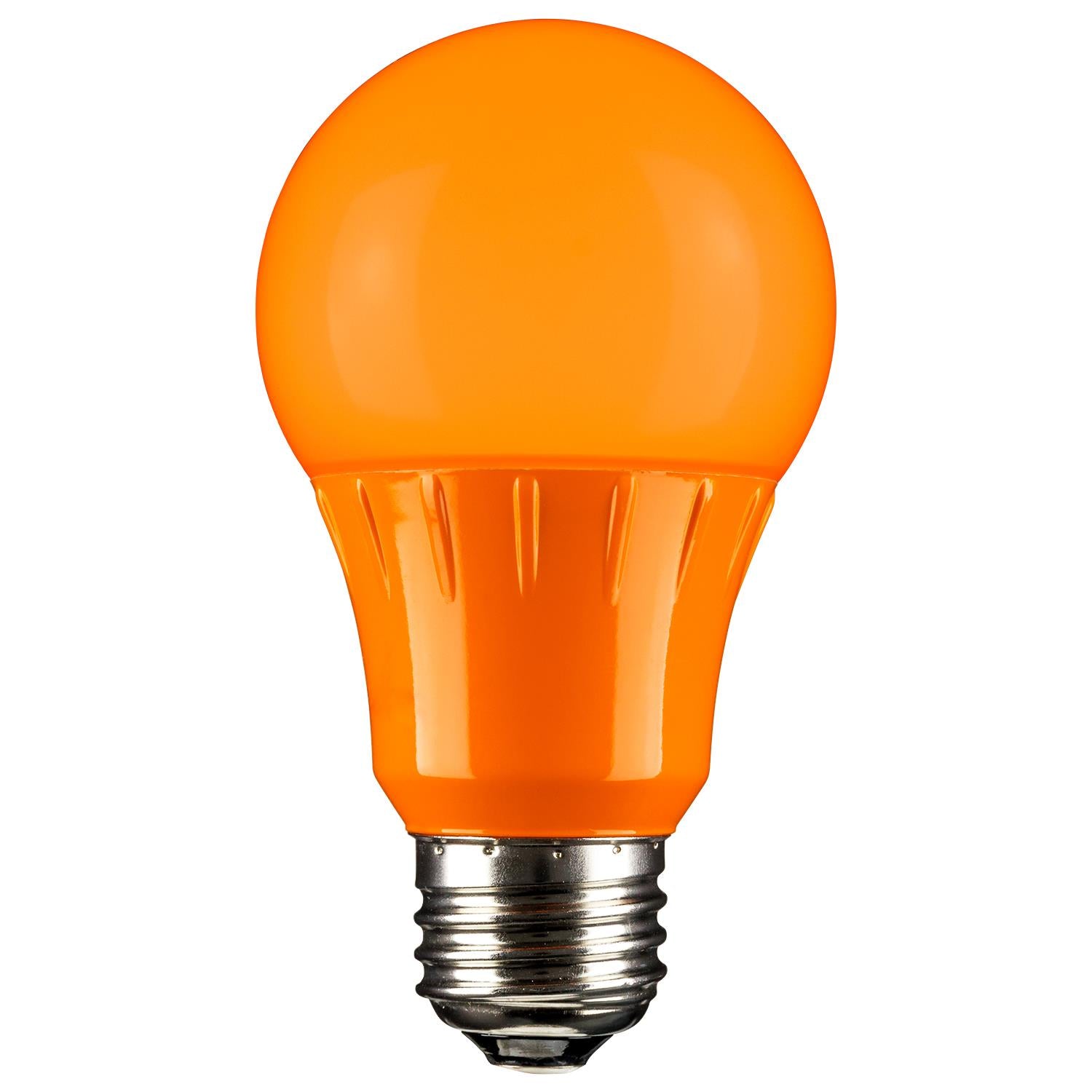 Sunlite LED A Type Colored 3W Light Bulb Medium (E26) Base, Orange - Cheap-Us