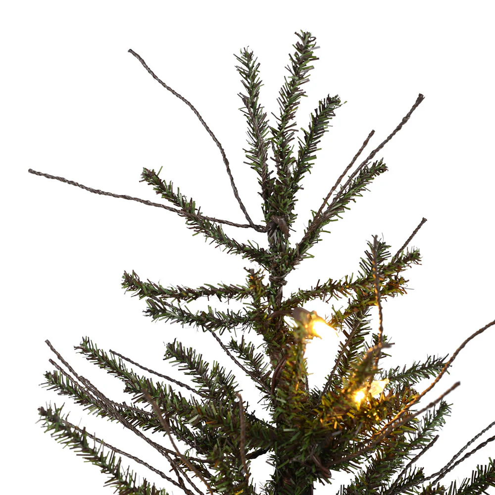 Vickerman 8' Vienna Twig Artificial Christmas Tree Warm White Dura-lit LED Lights - Cheap-Us