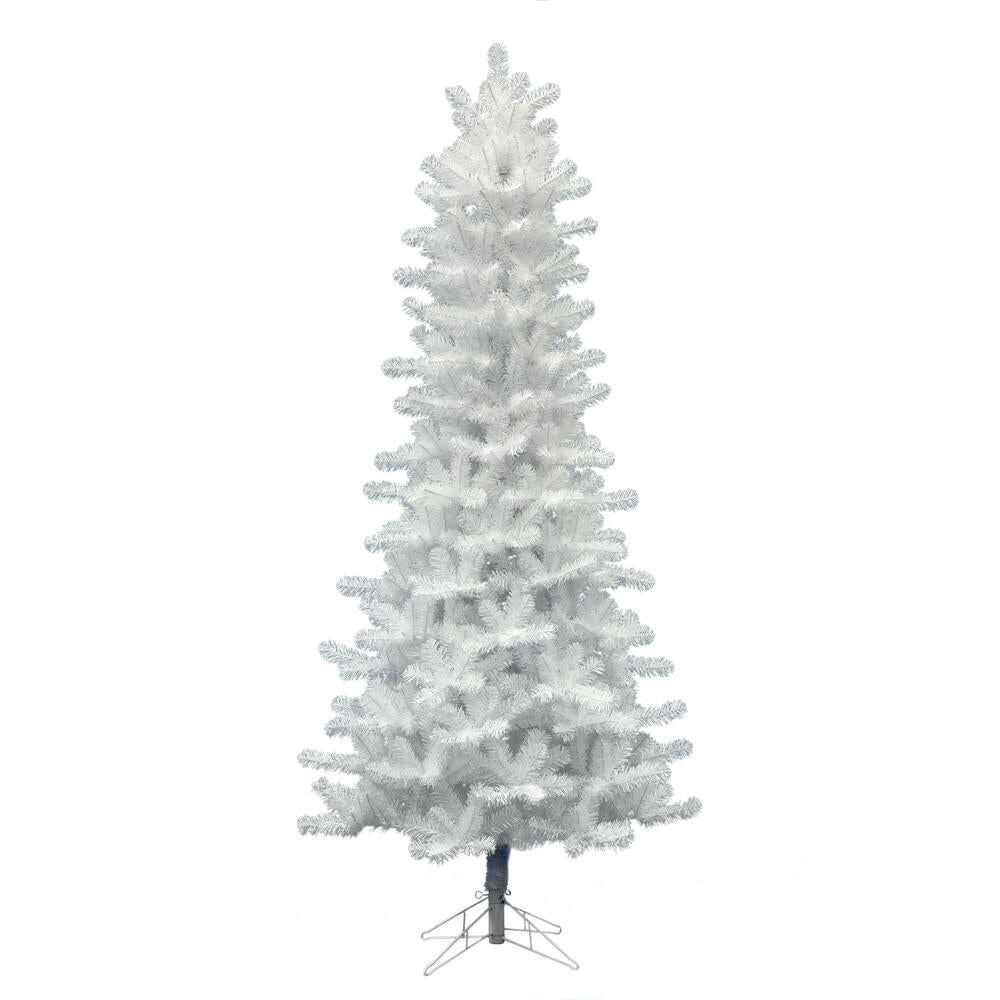 Vickerman 10' Crystal White Pine Slim Artificial Christmas Tree Unlit - Cheap-Us