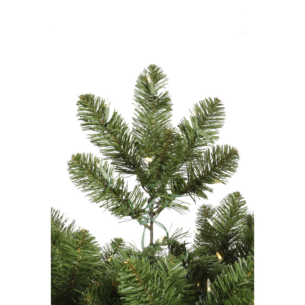 Vickerman 12' Grand Teton Artificial Christmas Swag Garland Warm White Wide Angle LED Lights - Cheap-Us