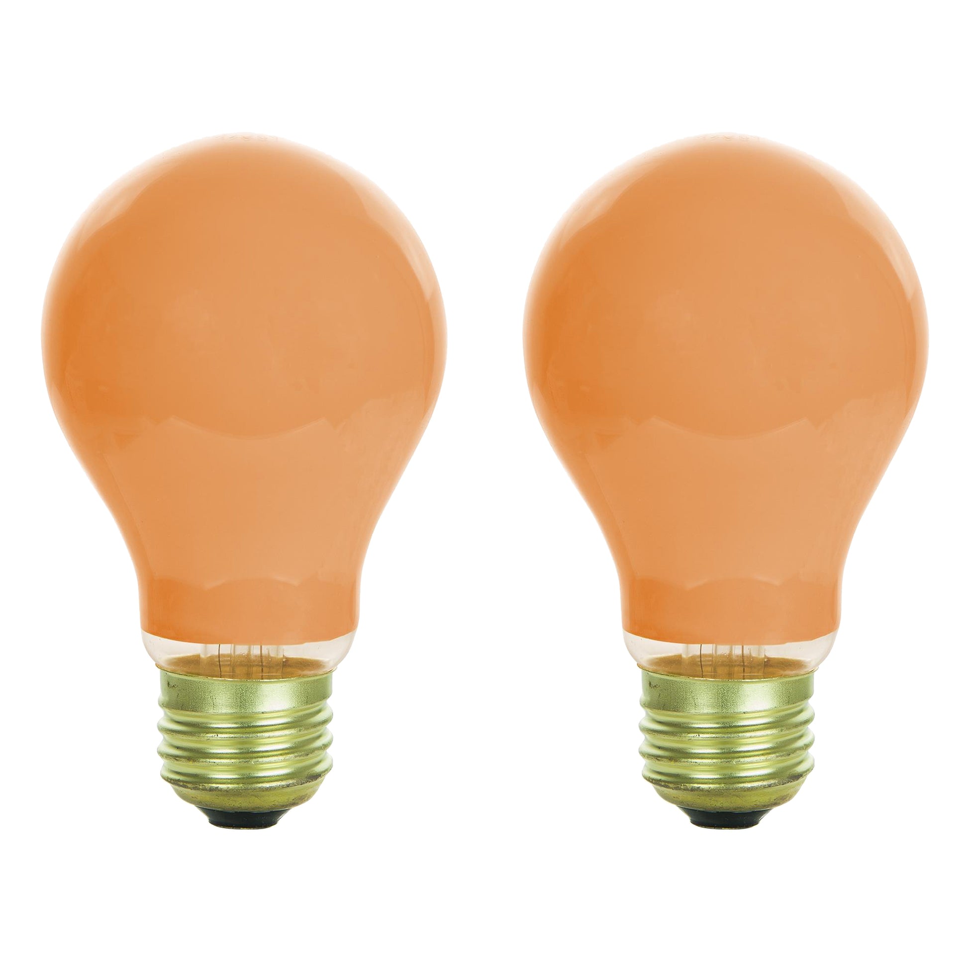 Sunlite 40 Watt A19 Colored, Medium Base, Ceramic Orange - Cheap-Us