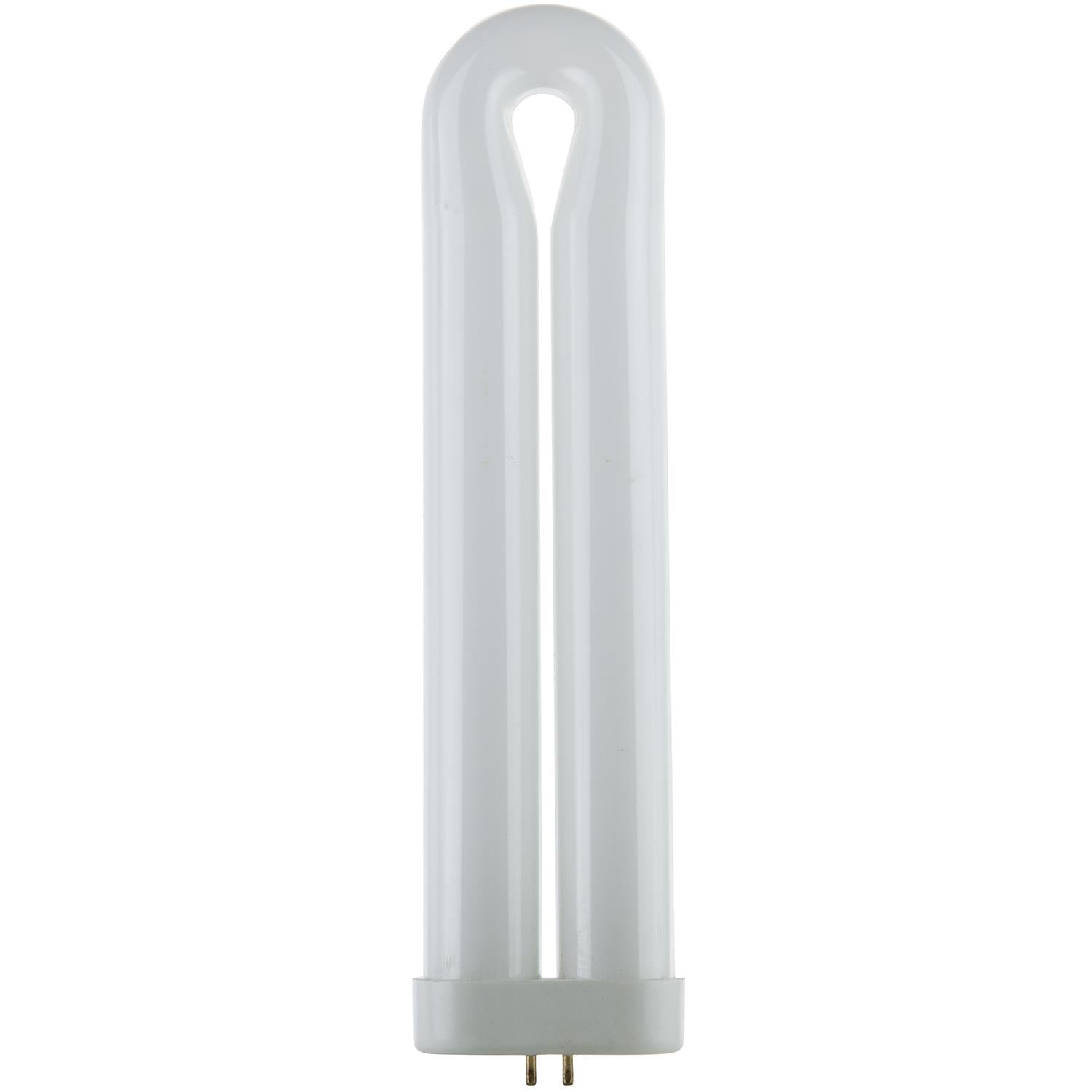 Sunlite FUL25T8/BL Fluorescent 25W Black Light U Shaped FUL Twin Tube Plugin Lamps, 4-Pin GX10Q Base - Cheap-Us