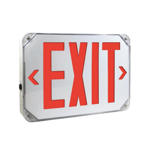 New York City Approved LED Exit Sign - Suitable for Wet Locations - Cheap-Us