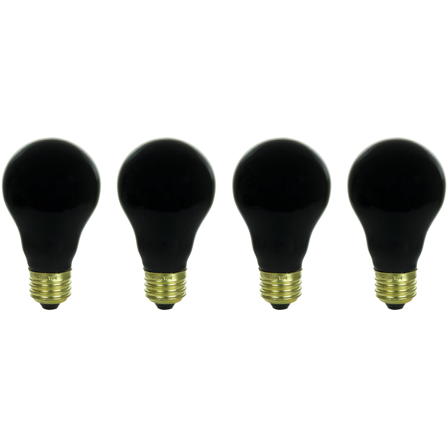 Sunlite 75 Watt A19 Black Light, Medium Base, Transparent Blacklight - Cheap-Us