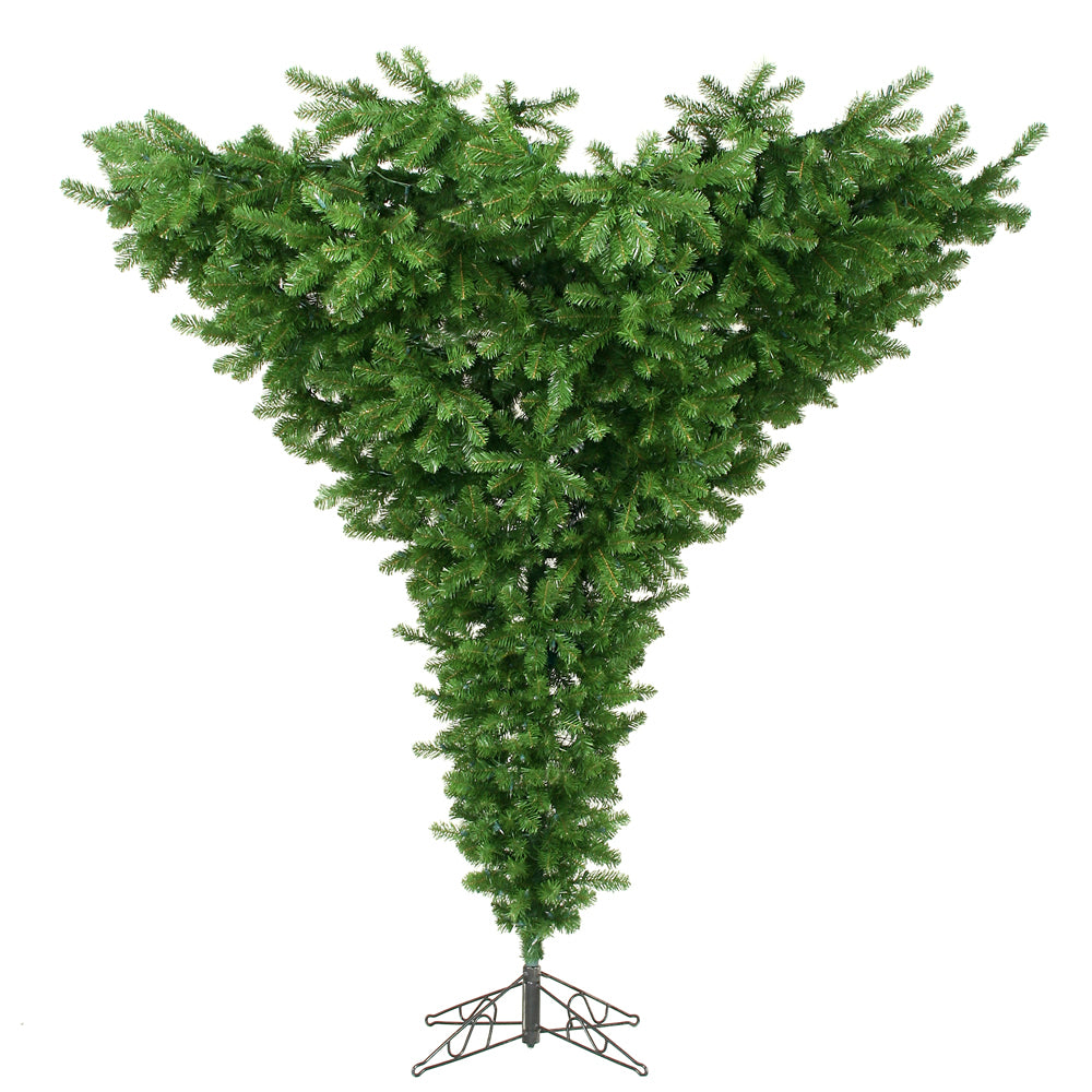 Vickerman 7.5' Upside Down Artificial Christmas Tree Unlit - Cheap-Us