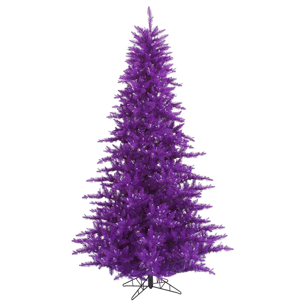 Vickerman 10' Purple Fir Artificial Christmas Tree Unlit - Cheap-Us