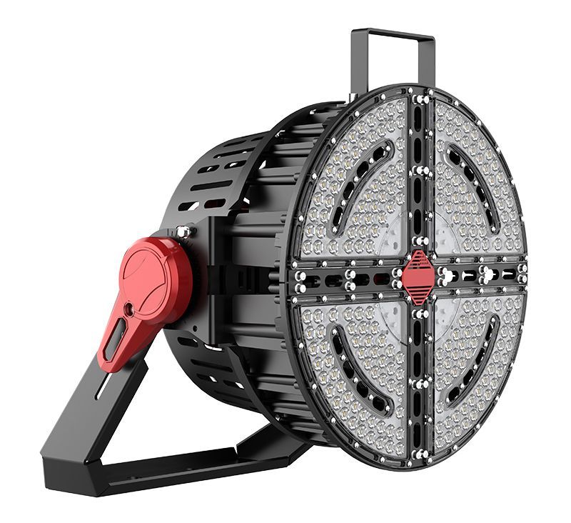 Westgate G9 Stadium Light 600W 150 Lumens/W 50K 30D Lens 120/277V 20Kv With Yoke, Outdoor Lighting, 600W, 150 Lumens/W, 5000K, Black Finish - Cheap-Us