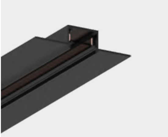 Rayhil Que, Trimless Mud-In Mount Track, 9.8ft, Black Finish - Cheap-Us