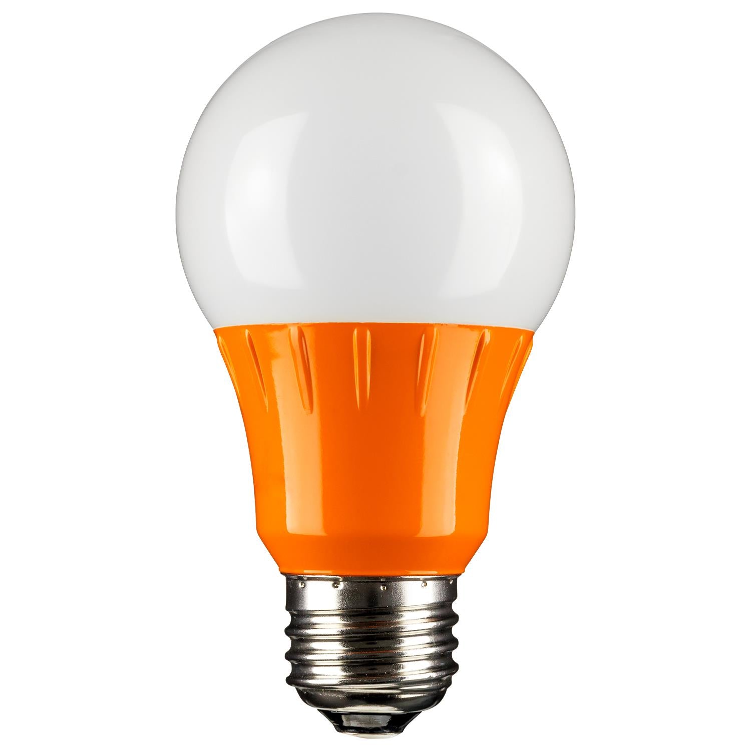 Sunlite LED A Type Colored 3W Light Bulb Medium (E26) Base, Orange - Cheap-Us